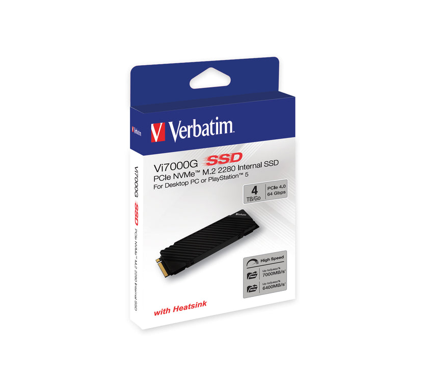 Verbatim Vi7000G PCIe NVMe M.2 SSD 4TB