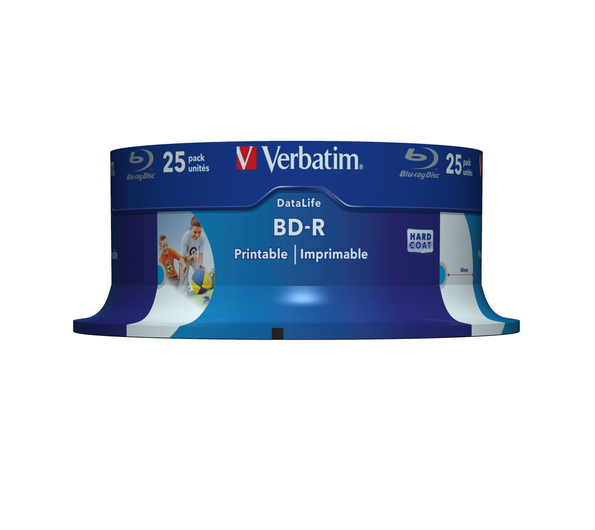 Verbatim BD-R 'Datalife' 25GB 8 x 25pk