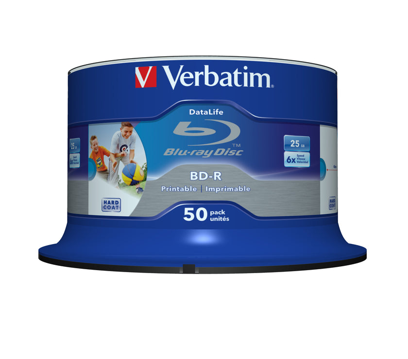 Verbatim BD-R 'Datalife' 25GB 6x 50pk