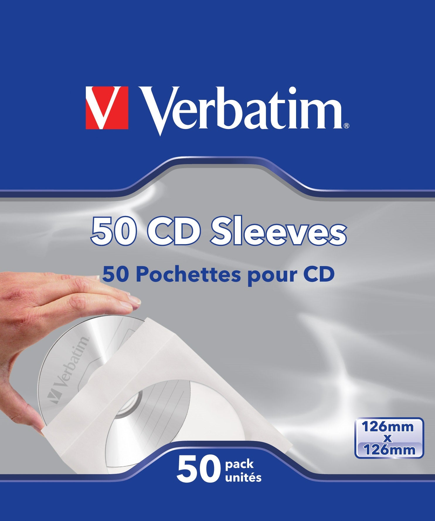 Verbatim CD Sleeve (50 Pack)