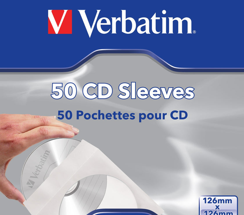 Verbatim CD Sleeve (50 Pack)