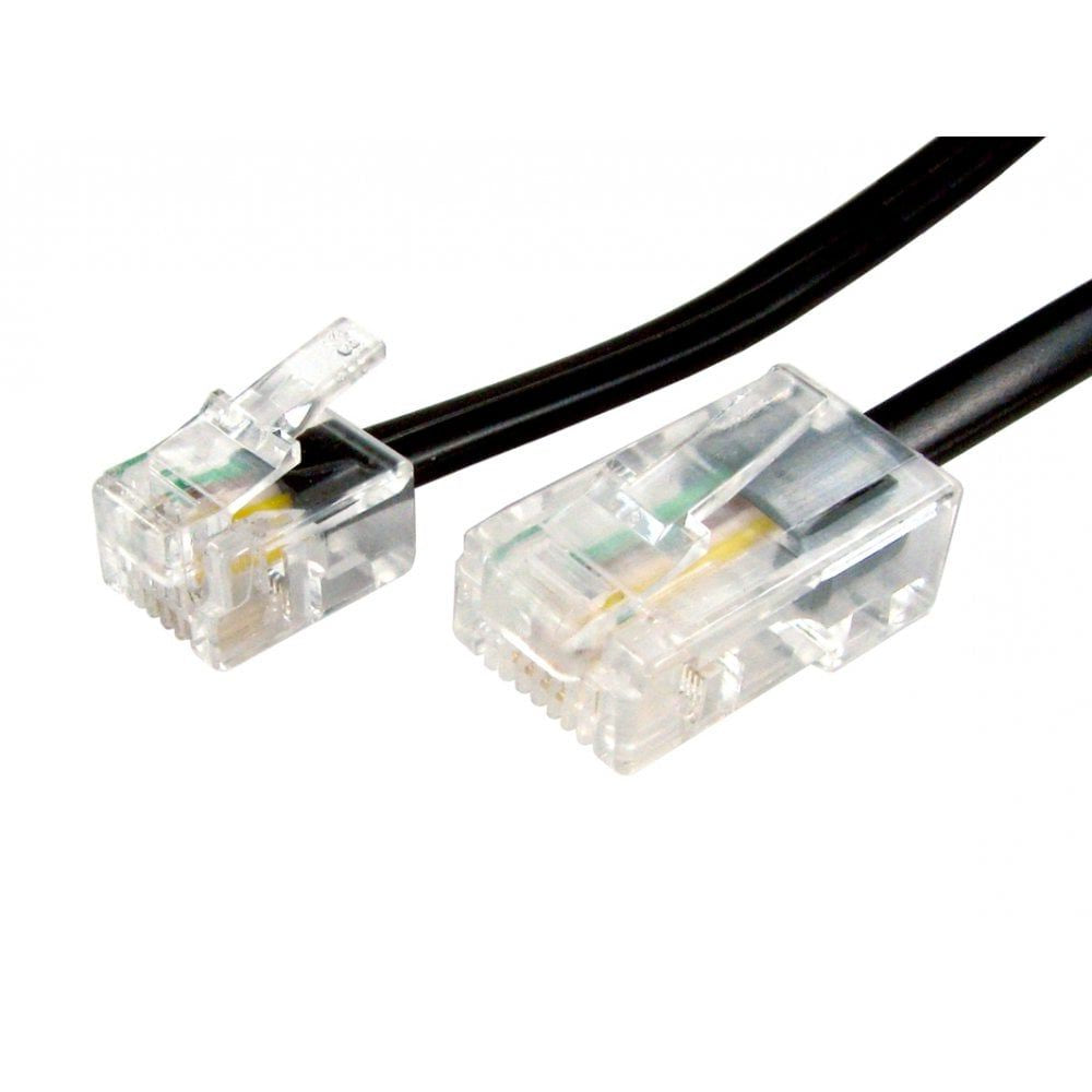 CDL 10m RJ11 to RJ45 Cable - Black