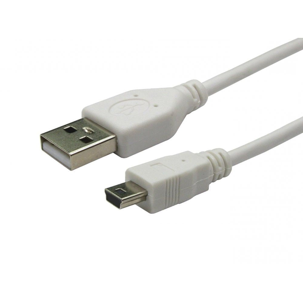 CDL 3M USB 2.0 A-MINIB 5 Pin Wht