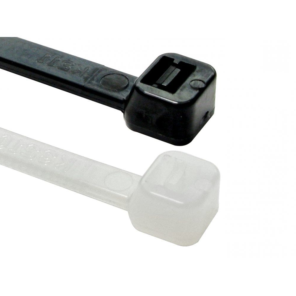 CDL 200mm x 4.8mm White Ties-100PK