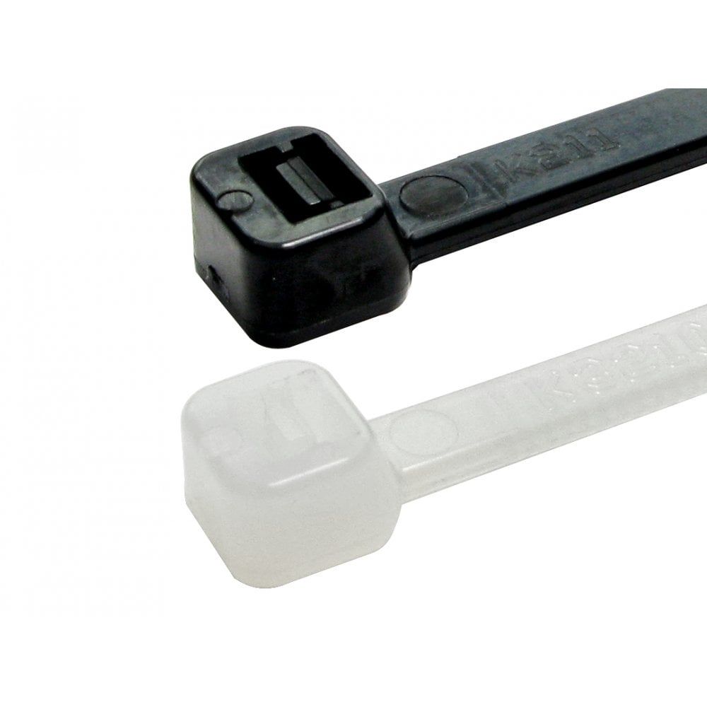 CDL 203mm x 2.5mm White Tie-100PK