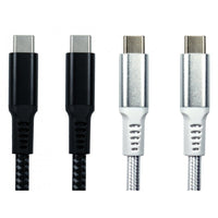 CDL 1m Black USB Type C M-M Braid