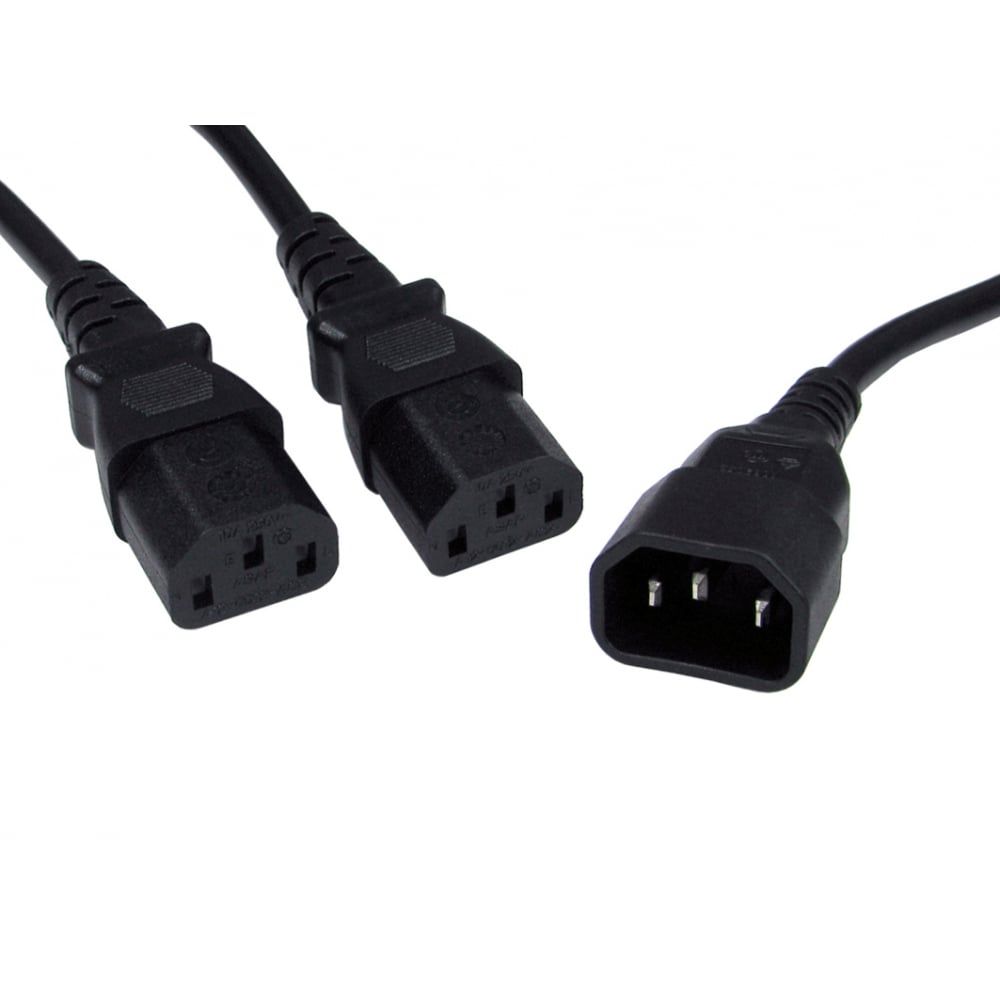 CDL 1.8m C14 to 2x C13 plitter