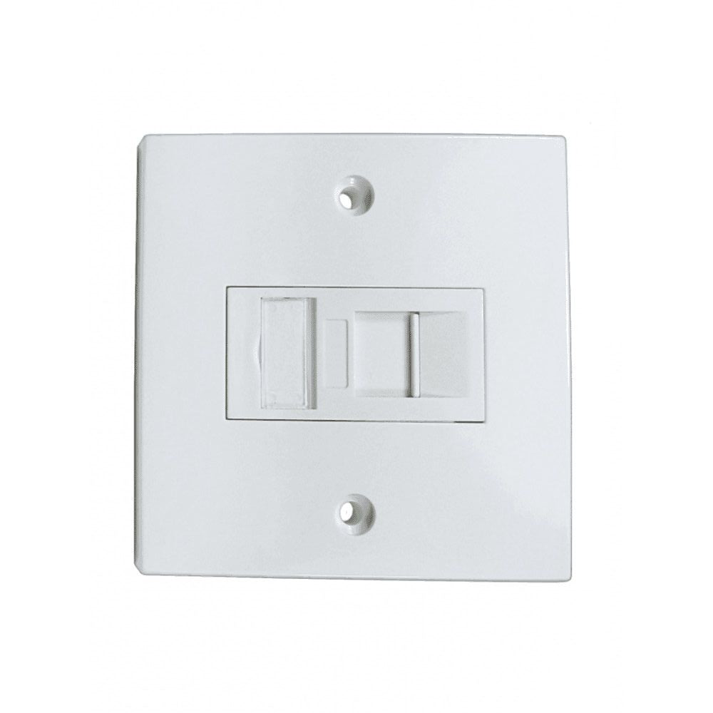 CDL 1 Port Cat6a Faceplate