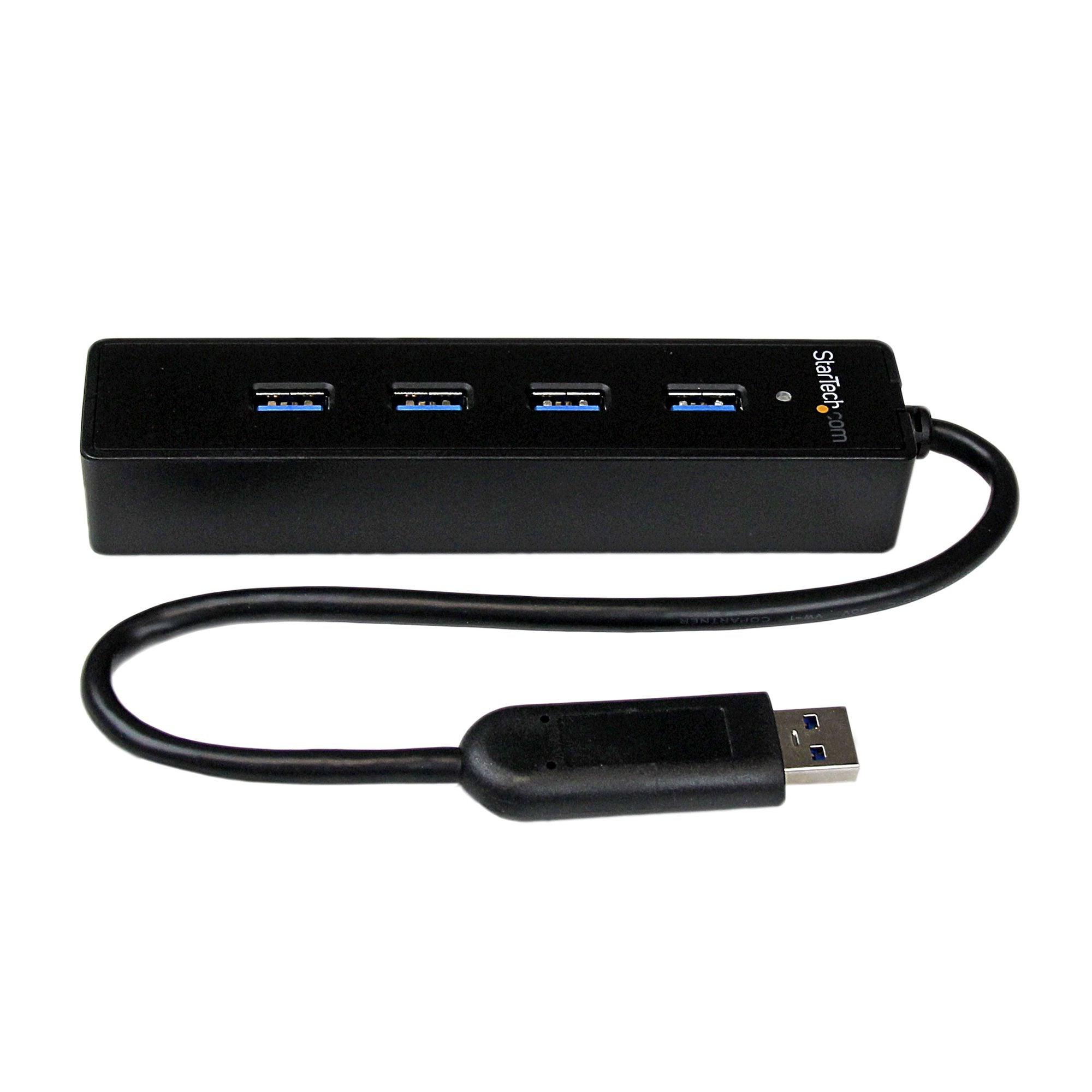 StarTech.com 4 Port Portable USB 3.0 Hub