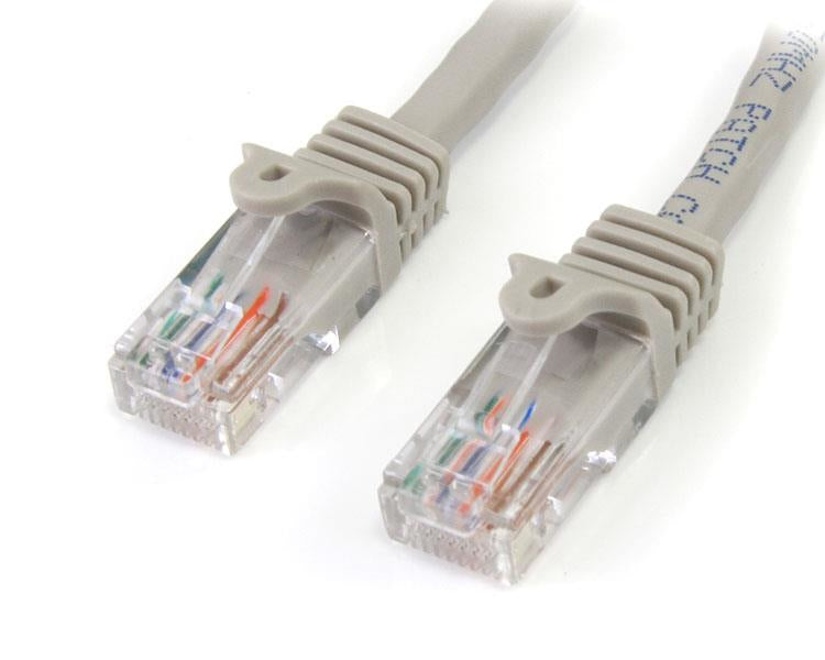 StarTech.com 5m Grey Cat 5e Patch Cable
