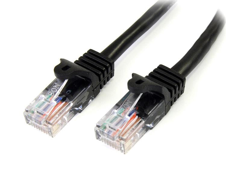 StarTech.com 5m Black Cat 5e Patch Cable