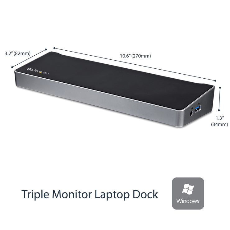StarTech.com Triple Monitor Dock