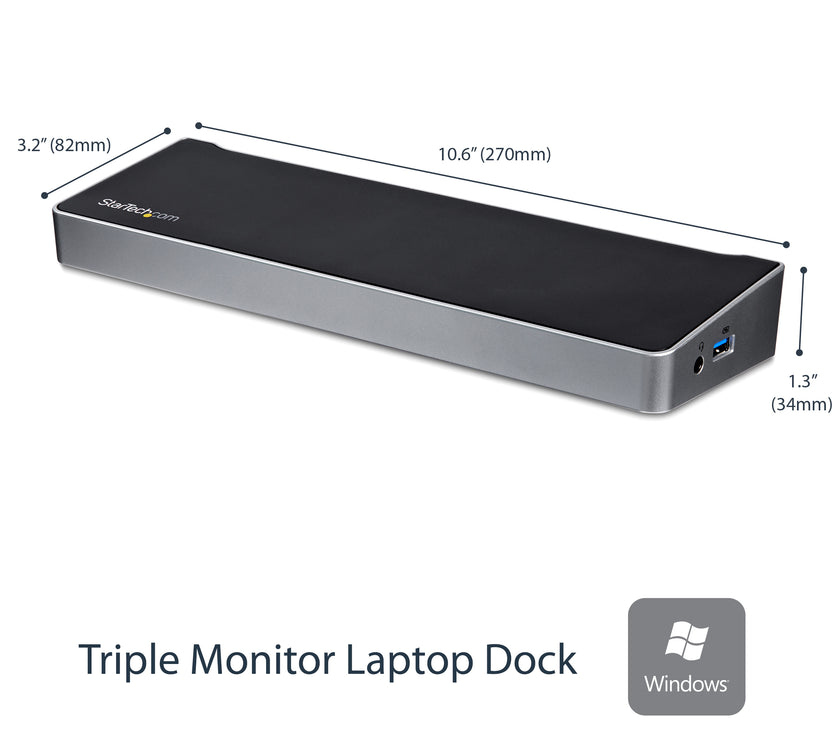 StarTech.com Triple Monitor Dock