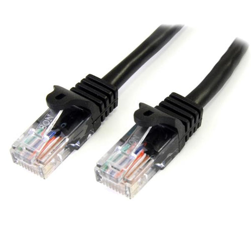 StarTech.com 1m Black Cat 5e Patch Cable