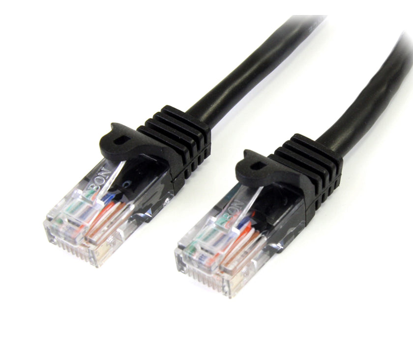 StarTech.com 3m Black Cat 5e Patch Cable