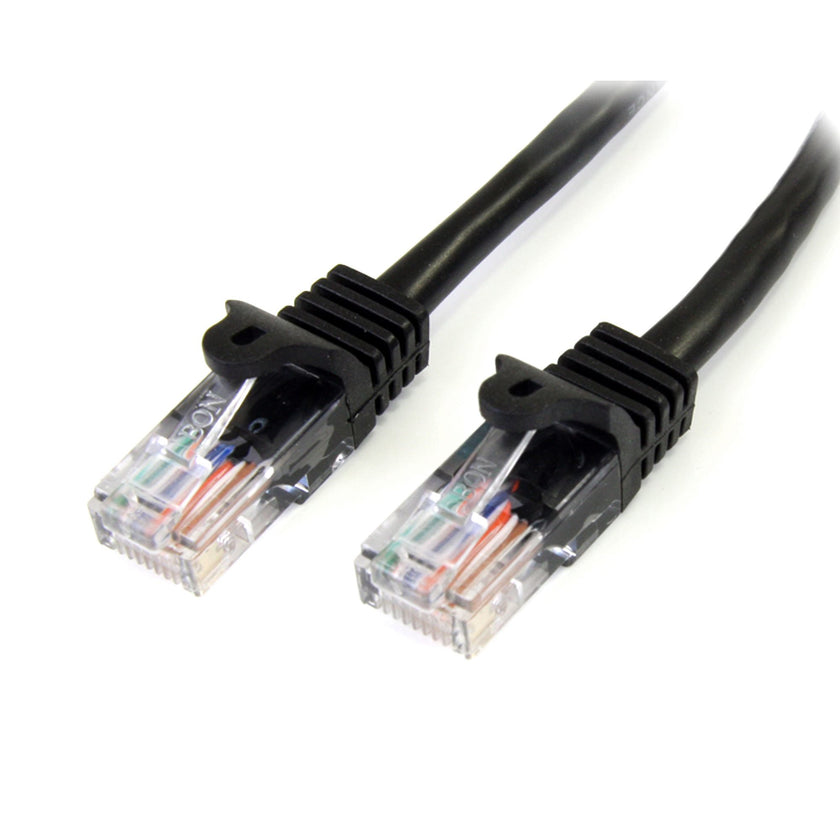 StarTech.com 3m Black Cat 5e Patch Cable