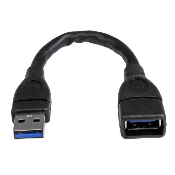 StarTech 6IN BLACK USB 3.0 EXTENSION CABLE A TO A
