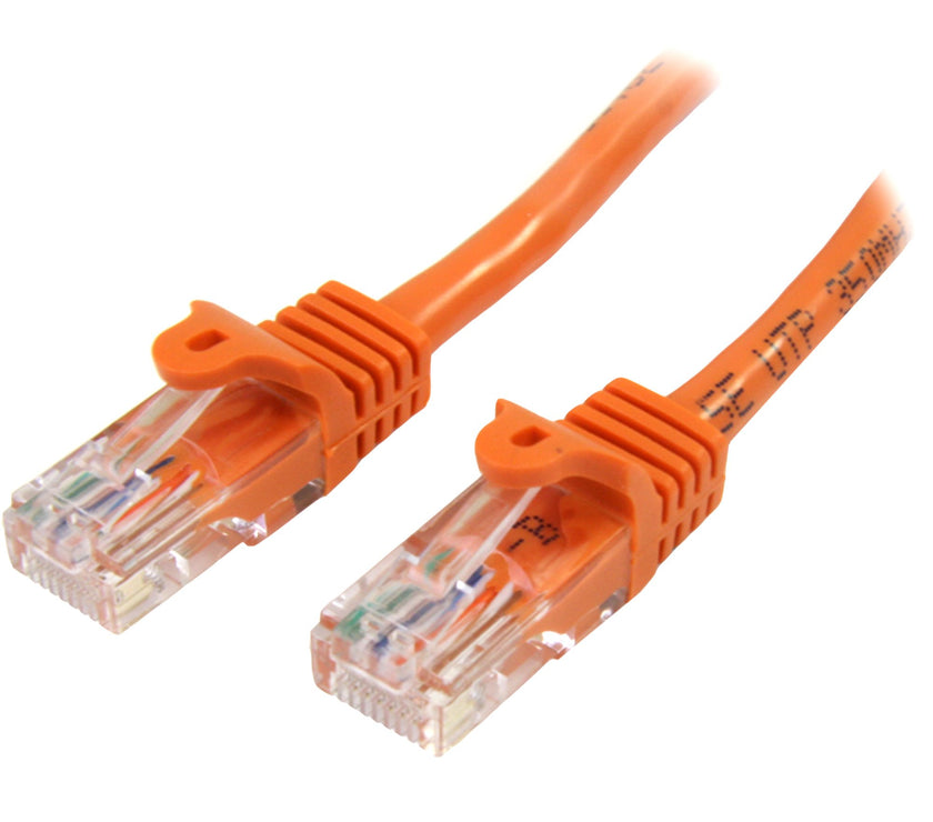 StarTech.com 1m Orange Cat5e Cbl