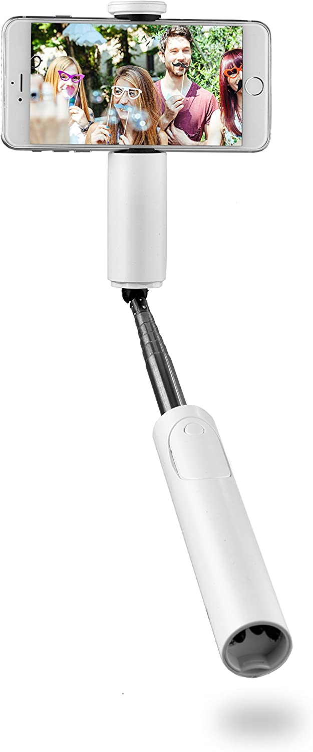 CliqueFie GlitterSelfieStickMaxWHT