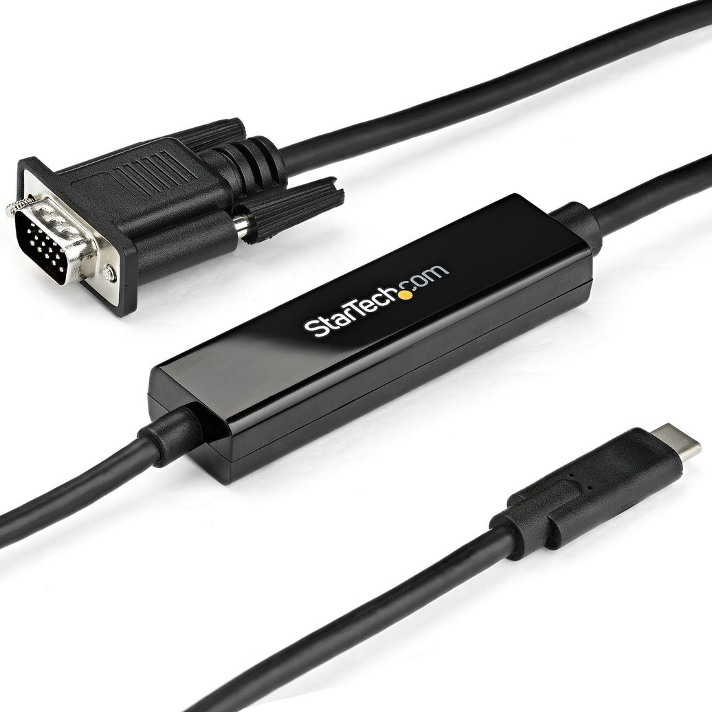 StarTech.com USB C to VGA Cable 1M Black