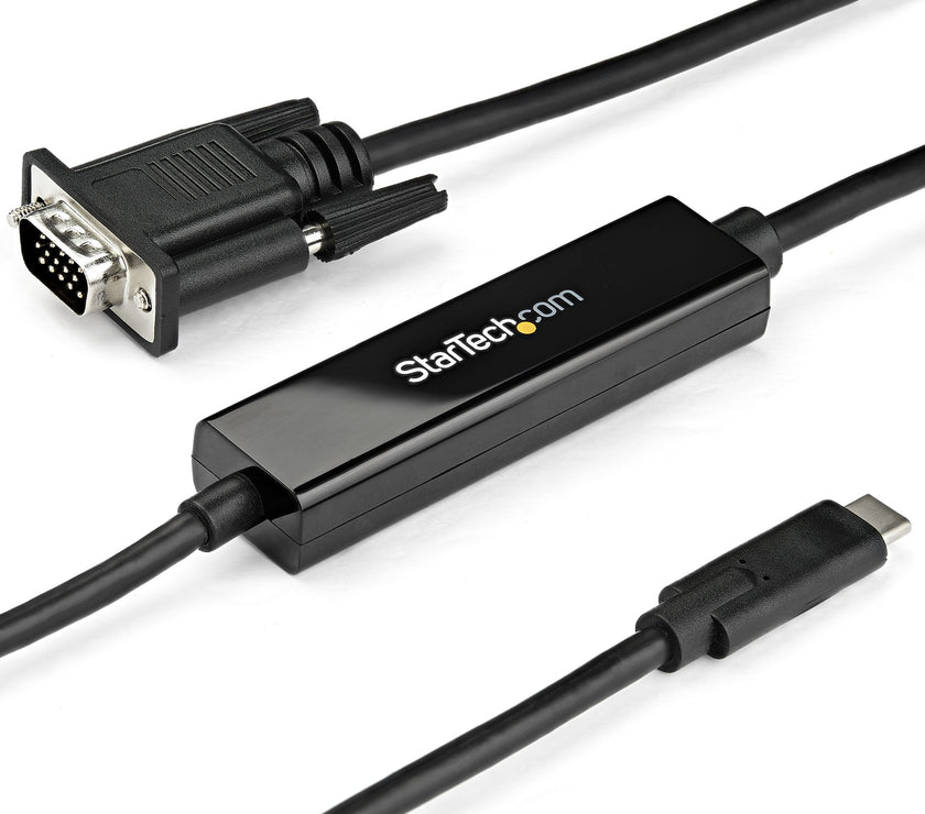 StarTech.com USB C to VGA Cable 1M Black