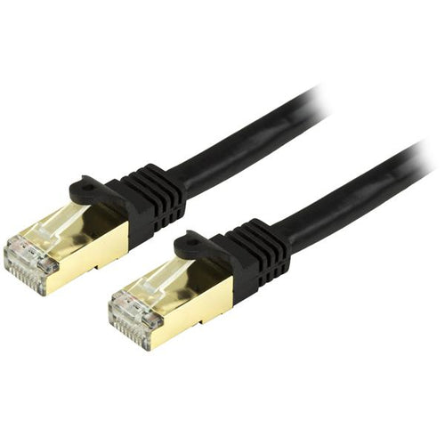 StarTech.com 12ft Black Cat6a STP Cable