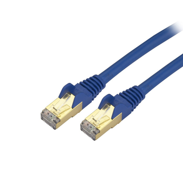 StarTech.com 25ft Blue Cat6a STP Cable