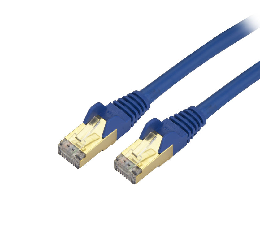 StarTech.com 25ft Blue Cat6a STP Cable
