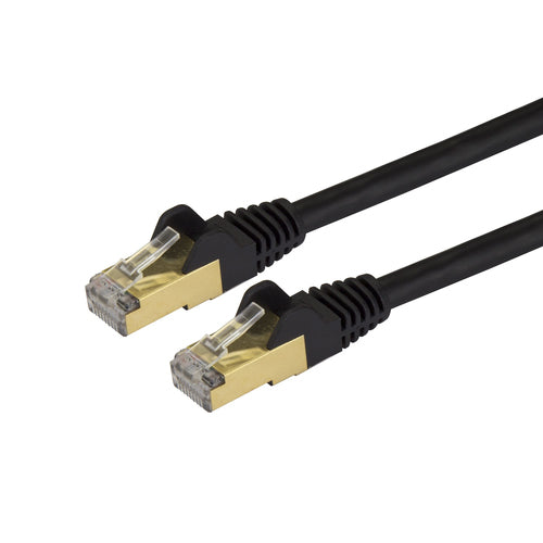 StarTech.com 35ft Black Cat6a STP Cable