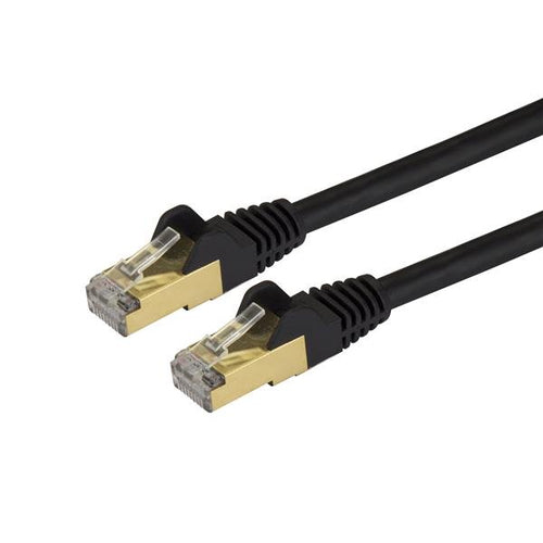 StarTech.com 8ft Black Cat6a STP Cable