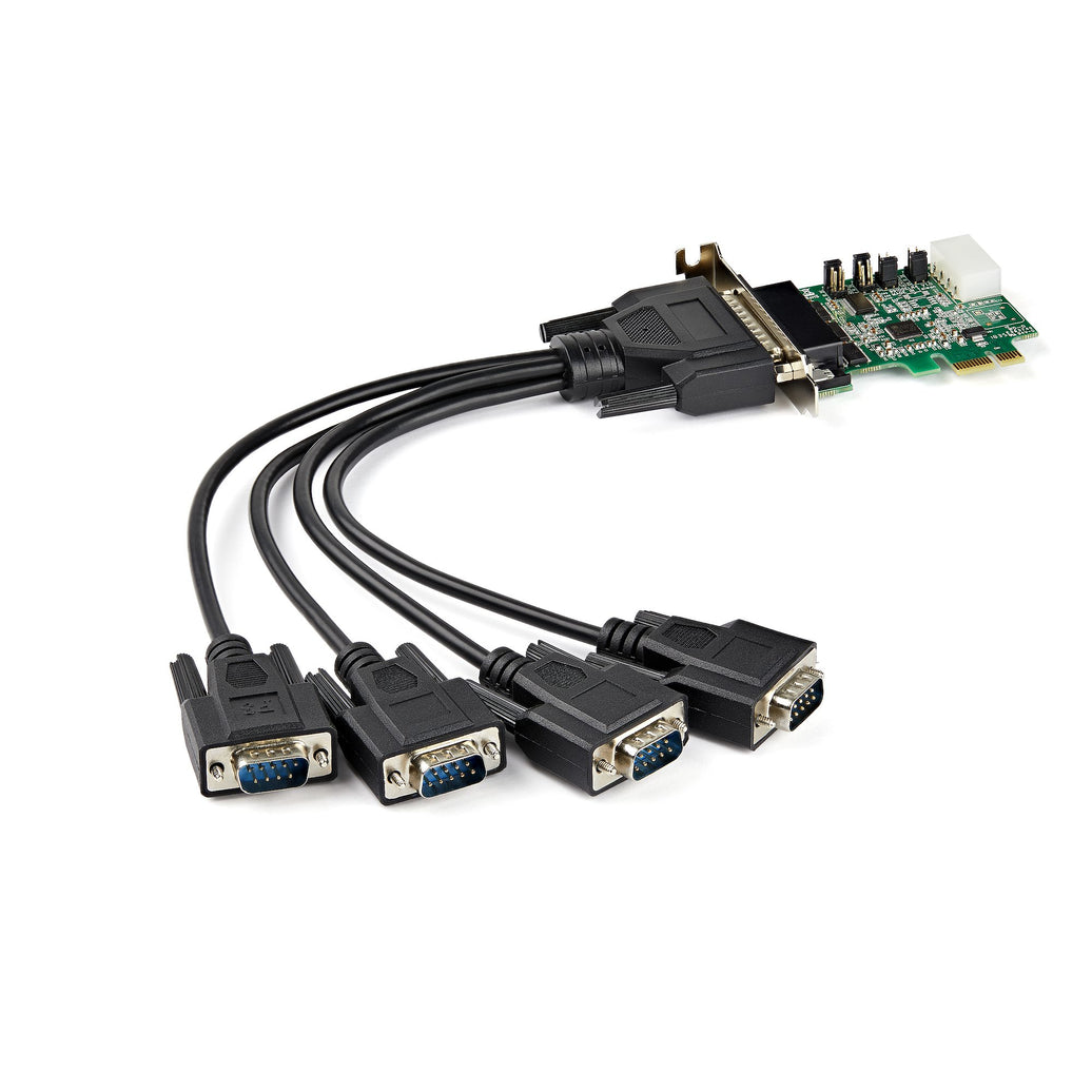 StarTech.com 4 Port PCIe RS232