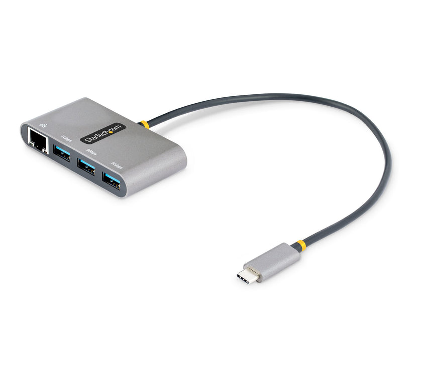 StarTech.com 3-Pt USB-C Hub w/GbE
