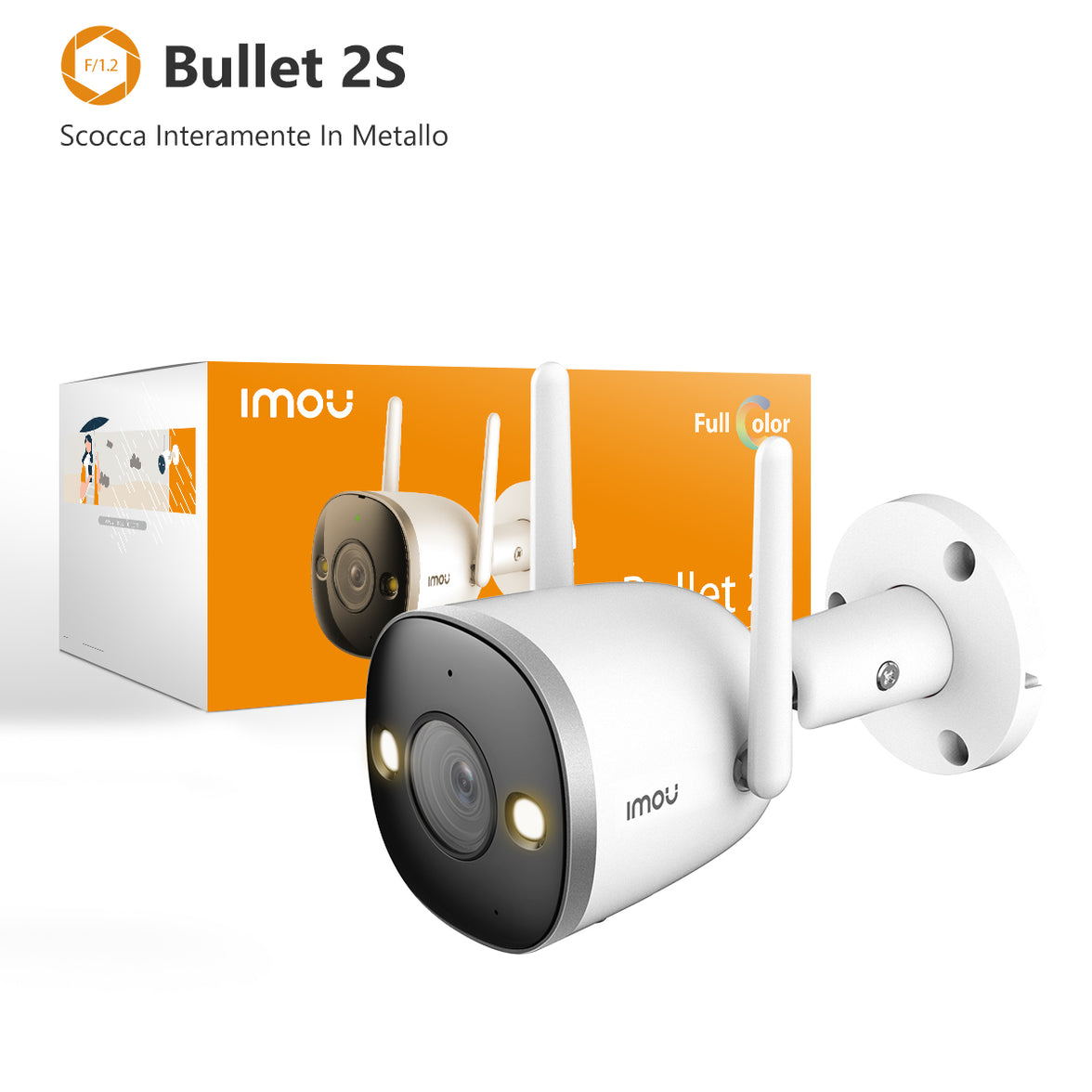 IMOU Bullet 2S 2MP PRO Outdoor Col Cam
