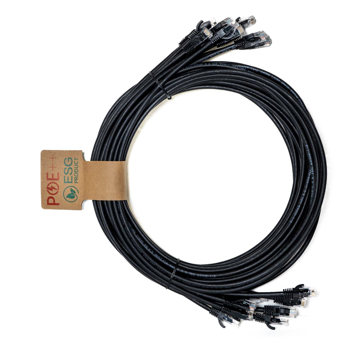 CNL 10PK 3M C6 Bk UTP Ls 24AWG SB