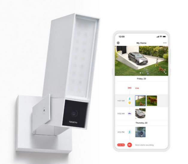 Netatmo Outdoor Cam w/Siren White