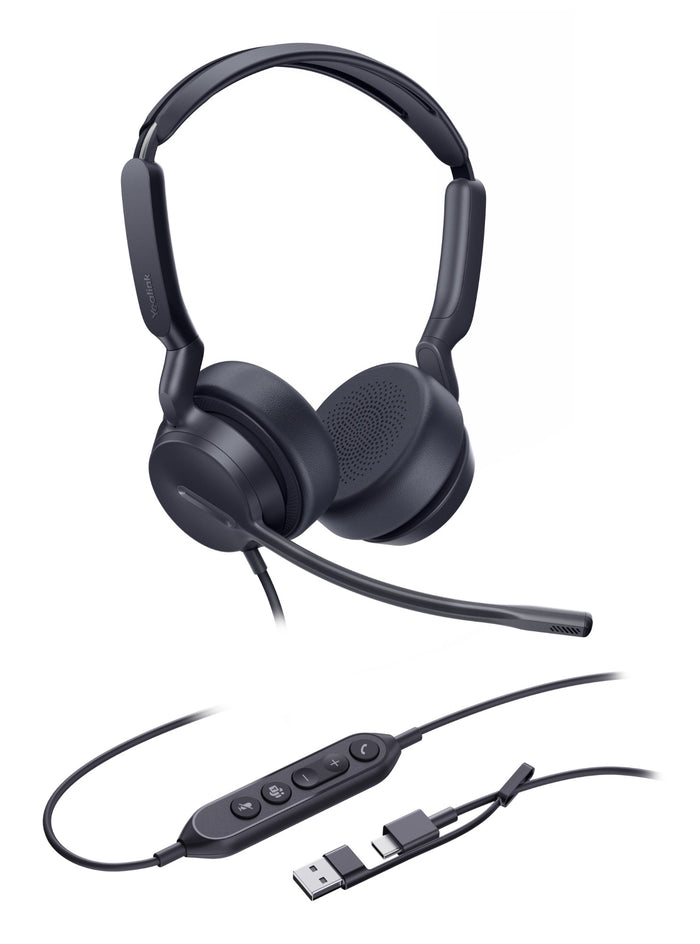 Yealink UH42 Dual USB-C/A Wired Headset (Teams Edition)