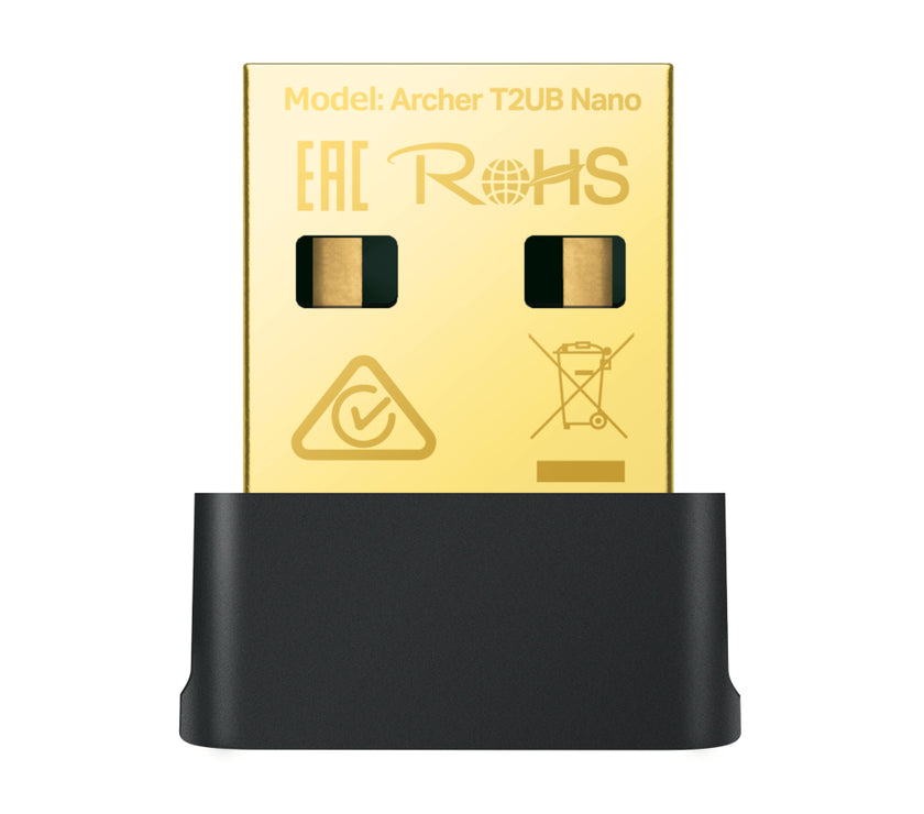 TP-Link Archer T2UB Nano V1 - Network adapter - USB 2.0 - Wi-Fi 5 Bluetooth 4.2