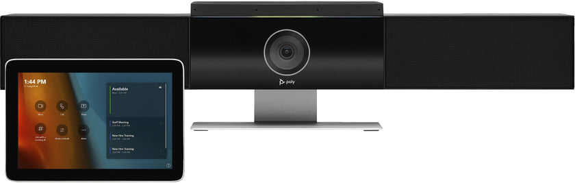 POLY Studio Medium Room Kit for MS Teams: Studio USB Video Bar with GC8 (ABU)