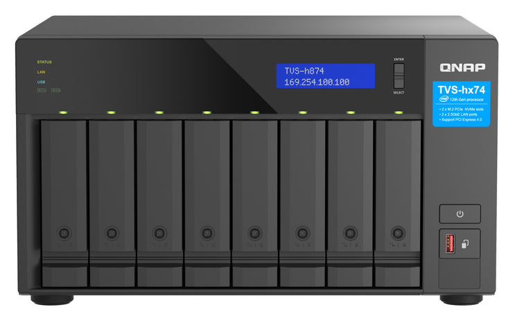 QNAP TVS-h874-i5-32G 8 BAY Desktop NAS