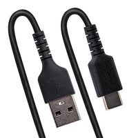 1m USB A to C Charging Cable Coiled M/M