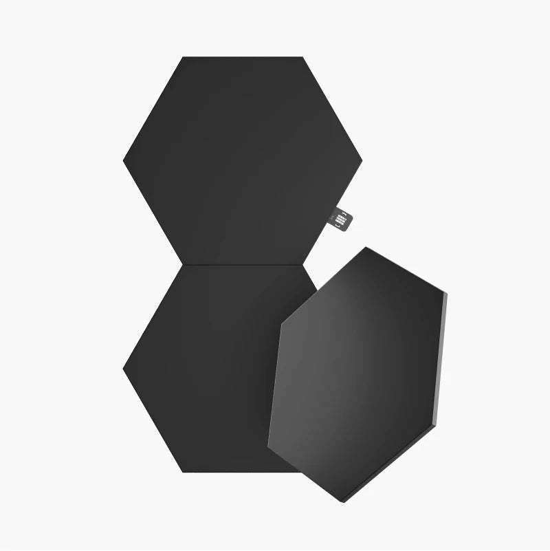 Nanoleaf Shapes Black HexExp Pack 3PK