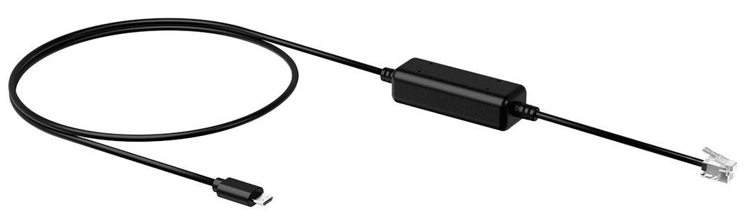 Yealink EHS35 Electronic Hook Switch Adaptor for Yealink's WH62 and WH63 Wireless Headsets - Compatible with Yealink T3 Series Phones