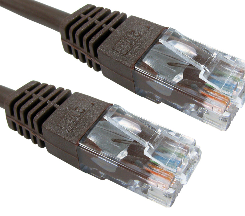 CDL 10m Cat5e Cbl - Brown 26AWG