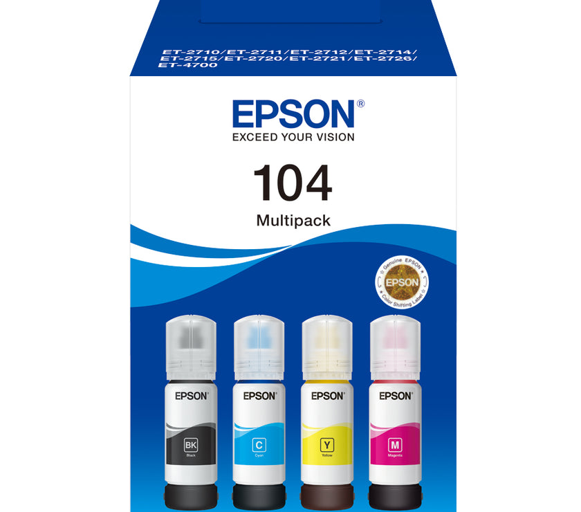 104 4 COLOUR INK Pack