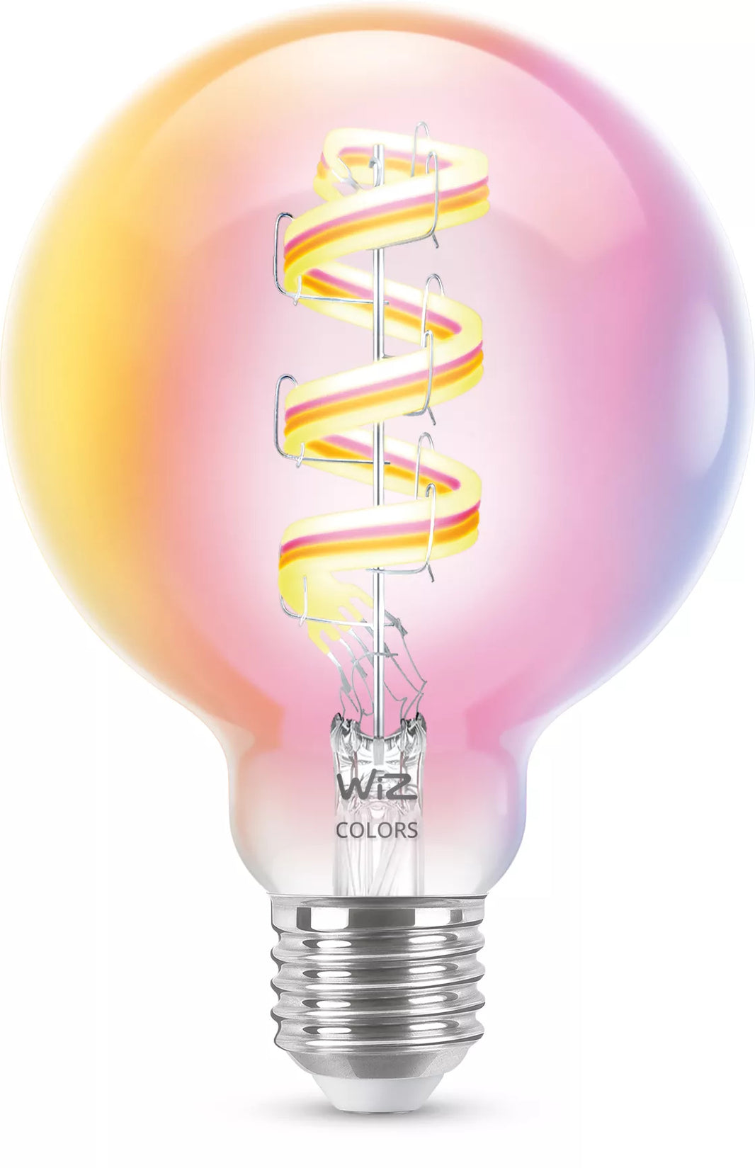 WiZ G95 E27 Colour Clear Filament Smart Light Bulb