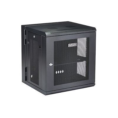 12U Wall Mount Rack Cabinet with Hinge