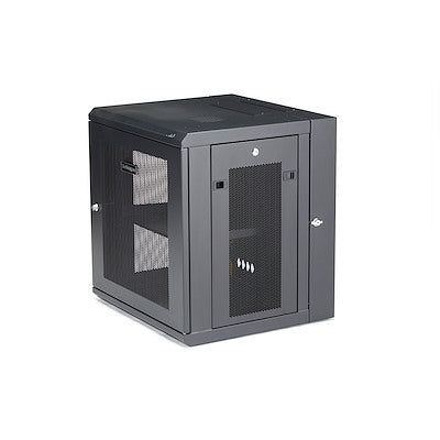 12U Wall Mount Rack Cabinet with Hinge
