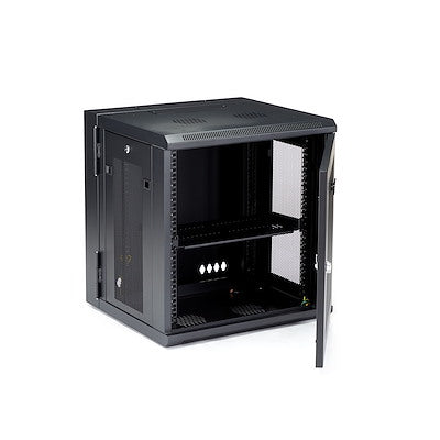 12U Wall Mount Rack Cabinet with Hinge