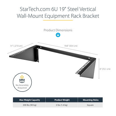 StarTech.com 6U Wall Mount Rack