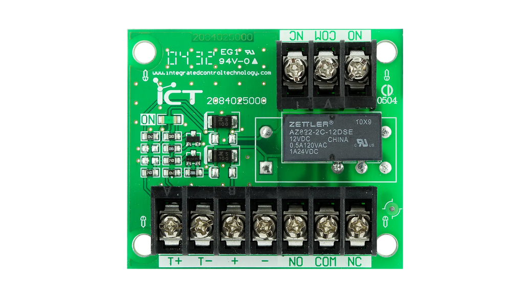 STP DOUBLE POLE RELAY BOARD 12/28VAC/DC